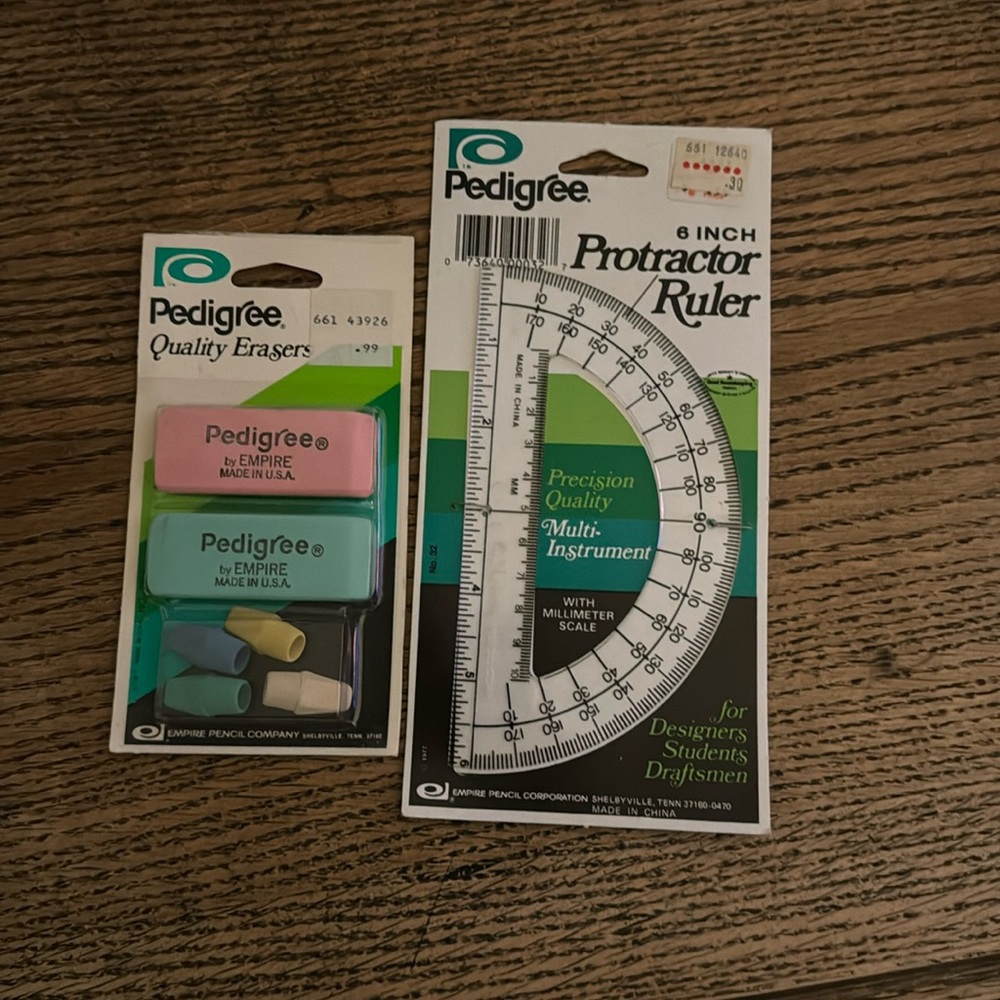 Vintage School Supplies
